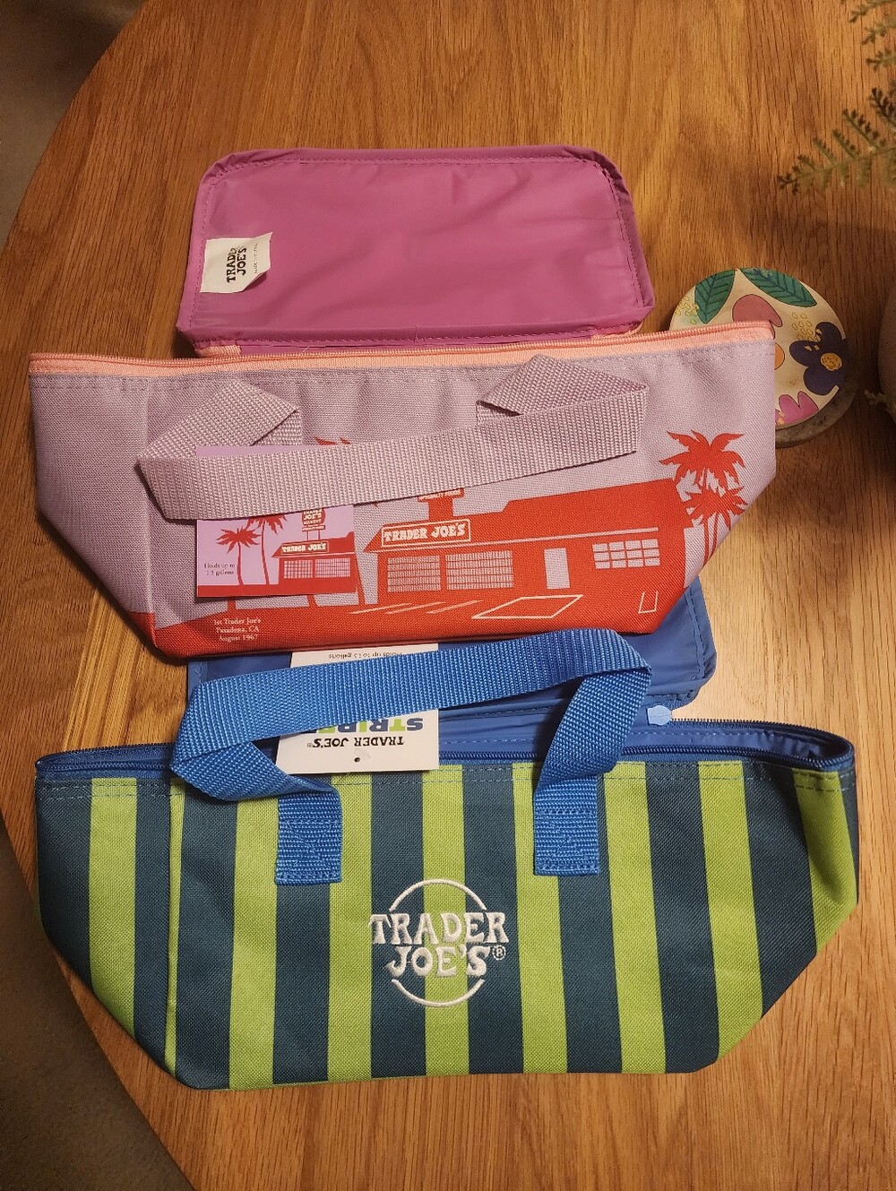 Trader Joes Mini Insulated Totes